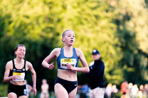 Carolin Hinrichs (VfL Loeningen) ueber 3000m Hindernis  am 28.05.2022 waehrend der World Athletics Continental Tour IFAM Oordegem in Oordegem